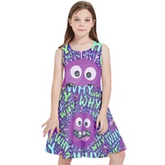 Why Not Question Reason Kids  Skater Dress by Paksenen