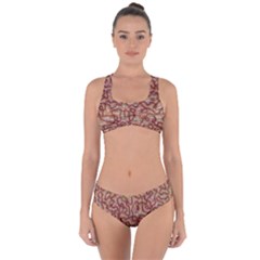 Mind Brain Thought Mental Criss Cross Bikini Set by Paksenen