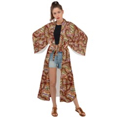 Mind Brain Thought Mental Maxi Kimono by Paksenen