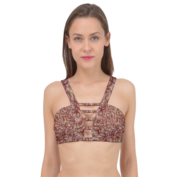 Mind Brain Thought Mental Cage Up Bikini Top