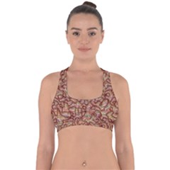 Mind Brain Thought Mental Cross Back Hipster Bikini Top  by Paksenen