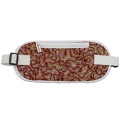 Mind Brain Thought Mental Rounded Waist Pouch by Paksenen