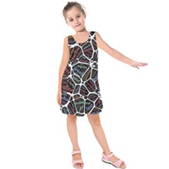 Mental Human Experience Mindset Kids  Sleeveless Dress by Paksenen