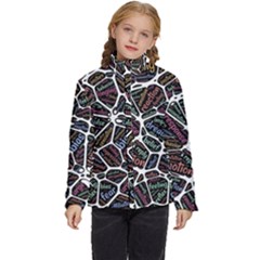 Mental Human Experience Mindset Kids  Puffer Bubble Jacket Coat