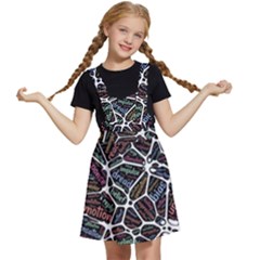 Mental Human Experience Mindset Kids  Apron Dress by Paksenen