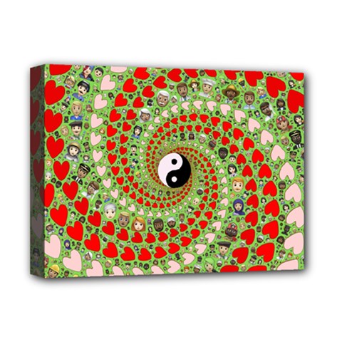 Love Avatars Characters Roles Yin Yang Deluxe Canvas 16  X 12  (stretched)  by Paksenen