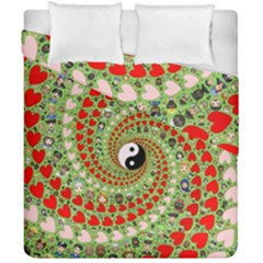 Love Avatars Characters Roles Yin Yang Duvet Cover Double Side (california King Size) by Paksenen