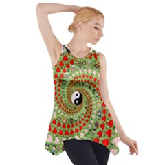 Love Avatars Characters Roles Yin Yang Side Drop Tank Tunic by Paksenen