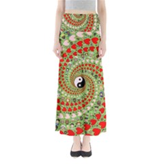 Love Avatars Characters Roles Yin Yang Full Length Maxi Skirt by Paksenen