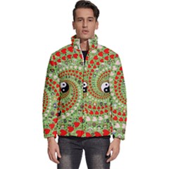 Love Avatars Characters Roles Yin Yang Men s Puffer Bubble Jacket Coat by Paksenen