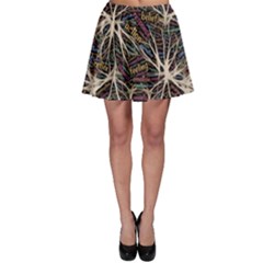 Mental Human Experience Mindset Pattern Skater Skirt by Paksenen