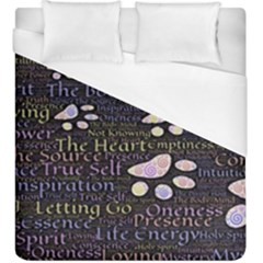 Footprints Path Mystery Unknown Duvet Cover (king Size) by Paksenen