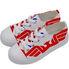 Eagle Star Kids  Low Top Canvas Sneakers by Bedest