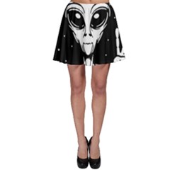 Alien Ufo Skater Skirt by Bedest