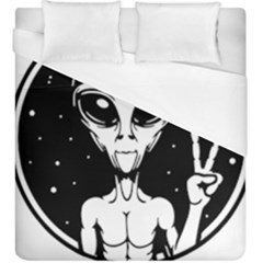 Alien Ufo Duvet Cover (king Size) by Bedest