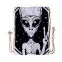 Alien Ufo Drawstring Bag (Small) View1