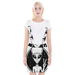 Alien Ufo Braces Suspender Skirt by Bedest