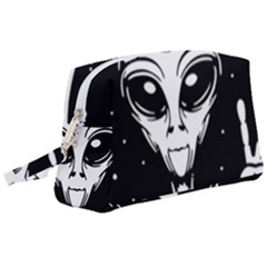 Alien Ufo Wristlet Pouch Bag (large) by Bedest