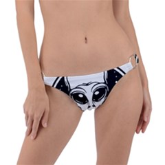 Alien Ufo Ring Detail Bikini Bottoms by Bedest