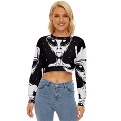 Alien Ufo Lightweight Long Sleeve Sweatshirt by Bedest