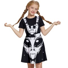 Alien Ufo Kids  Apron Dress by Bedest