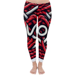 Love Rope Cartoon Classic Winter Leggings by Bedest