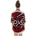 Love Rope Cartoon Open Front Chiffon Kimono View2