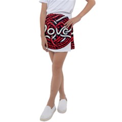 Love Rope Cartoon Kids  Tennis Skirt by Bedest