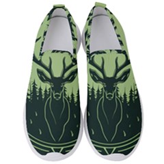 Deer Forest Nature Men s Slip On Sneakers by Bedest