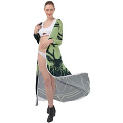 Deer Forest Nature Maxi Chiffon Beach Wrap