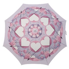 Heart Love Minimalist Design Straight Umbrellas by Bedest