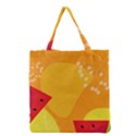 Watermelon Flower Grocery Tote Bag View2