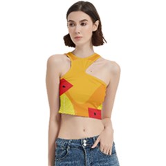 Watermelon Flower Cut Out Top by Bedest