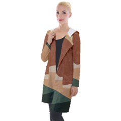 Sunrise Sunset Desert Wall Art Hooded Pocket Cardigan by Bedest