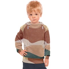 Sunrise Sunset Desert Wall Art Kids  Hooded Pullover by Bedest