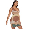 Sunrise Sunset Desert Wall Art Draped Bodycon Dress View3