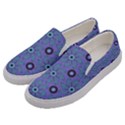 Floral Seamless Pattern Men s Canvas Slip Ons View2