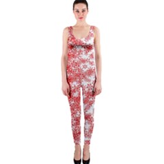 Christmas New Year Snowflake Deer One Piece Catsuit by Ndabl3x