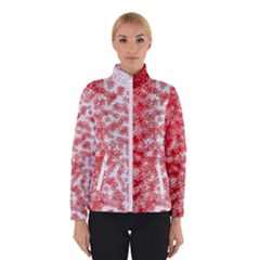 Christmas New Year Snowflake Deer Women s Bomber Jacket by Ndabl3x