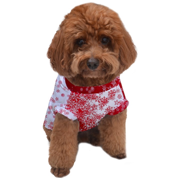 Christmas New Year Snowflake Deer Dog T-Shirt