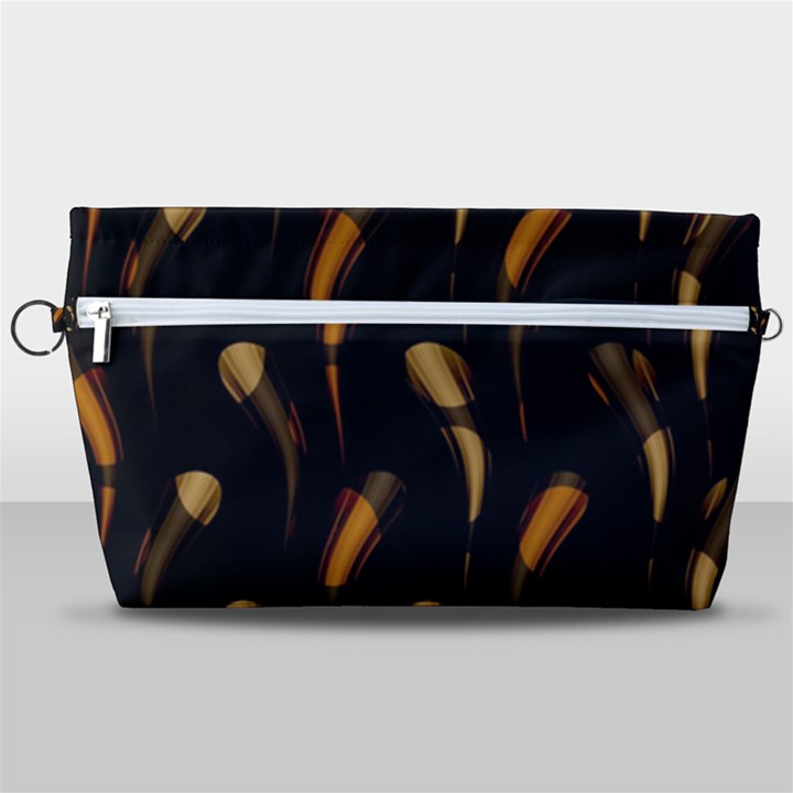 Abstract Art Pattern Warm Colors Handbag Organizer