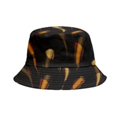 Abstract Art Pattern Warm Colors Bucket Hat by Ndabl3x