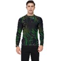 Circuits Circuit Board Green Technology Men s Long Sleeve Rash Guard View1