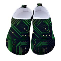 Circuits Circuit Board Green Technology Men s Sock-style Water Shoes