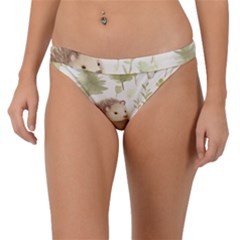 Hedgehog Mushroom Band Bikini Bottoms by Ndabl3x