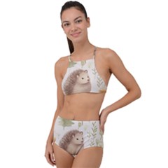 Hedgehog Mushroom Halter Tankini Set by Ndabl3x