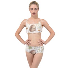 Hedgehog Mushroom Layered Top Bikini Set by Ndabl3x