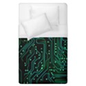 Circuits Circuit Board Green Duvet Cover (Single Size) View1