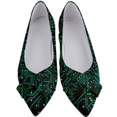 Circuits Circuit Board Green Women s Bow Heels