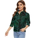 Circuits Circuit Board Green Women s Quarter Sleeve Pocket Shirt View3